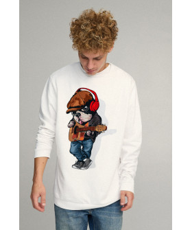 Світшот чоловічий OVERSIZE /no flis/