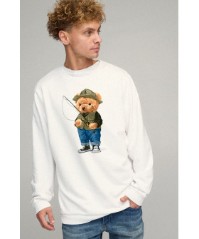 Світшот чоловічий OVERSIZE /no flis/