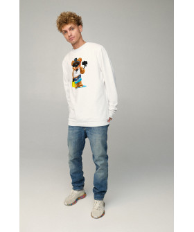 Світшот чоловічий OVERSIZE /no flis/