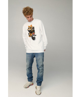 Світшот чоловічий OVERSIZE /no flis/