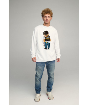 Світшот чоловічий OVERSIZE /no flis/