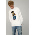 Світшот чоловічий OVERSIZE /no flis/