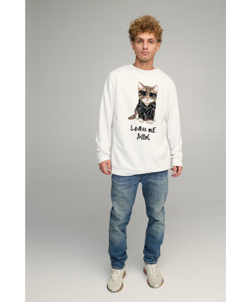 Світшот чоловічий OVERSIZE /no flis/