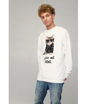 Світшот чоловічий OVERSIZE /no flis/