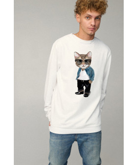 Світшот чоловічий OVERSIZE /no flis/