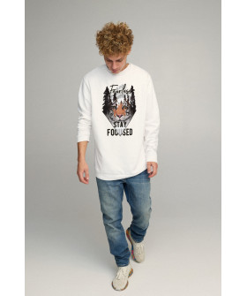 Світшот чоловічий OVERSIZE /no flis/