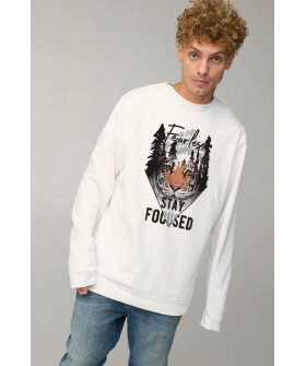 Світшот чоловічий OVERSIZE /no flis/