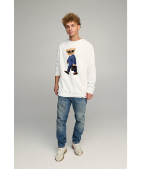 Світшот чоловічий OVERSIZE /no flis/
