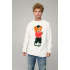 Світшот чоловічий OVERSIZE /no flis/