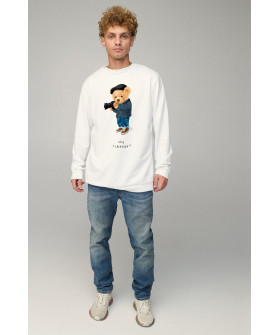 Світшот чоловічий OVERSIZE /no flis/