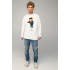 Світшот чоловічий OVERSIZE /no flis/