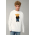 Світшот чоловічий OVERSIZE /no flis/