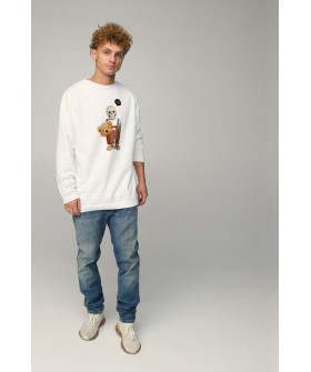 Світшот чоловічий OVERSIZE /no flis/