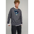 Світшот чоловічий OVERSIZE /no flis/