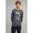 Світшот чоловічий OVERSIZE /no flis/