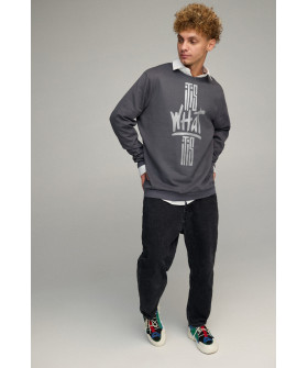 Світшот чоловічий OVERSIZE /no flis/