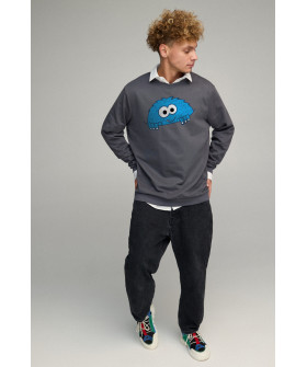 Світшот чоловічий OVERSIZE /no flis/