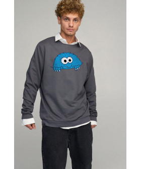 Світшот чоловічий OVERSIZE /no flis/