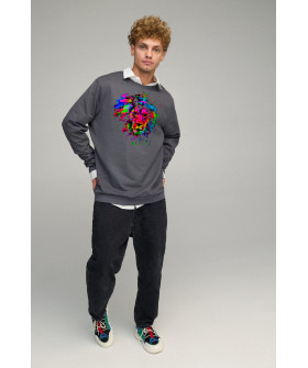 Світшот чоловічий OVERSIZE /no flis/