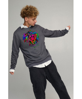 Світшот чоловічий OVERSIZE /no flis/