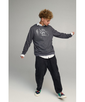 Світшот чоловічий OVERSIZE /no flis/