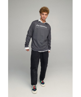 Світшот чоловічий OVERSIZE /no flis/