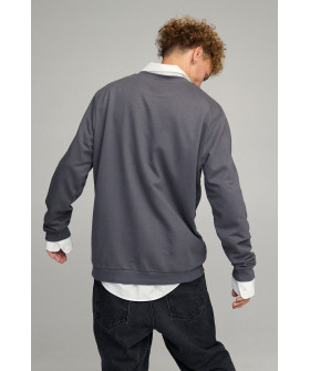 Світшот чоловічий OVERSIZE /no flis/