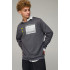 Світшот чоловічий OVERSIZE /no flis/