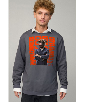 Світшот чоловічий OVERSIZE /no flis/