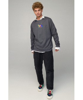 Світшот чоловічий OVERSIZE /no flis/