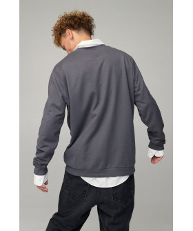 Світшот чоловічий OVERSIZE /no flis/