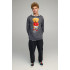 Світшот чоловічий OVERSIZE /no flis/