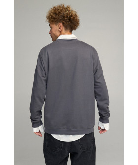 Світшот чоловічий OVERSIZE /no flis/