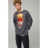 Світшот чоловічий OVERSIZE /no flis/