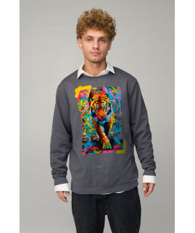 Світшот чоловічий OVERSIZE /no flis/