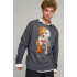 Світшот чоловічий OVERSIZE /no flis/
