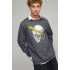 Світшот чоловічий OVERSIZE /no flis/