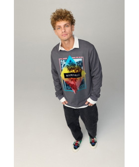 Світшот чоловічий OVERSIZE /no flis/