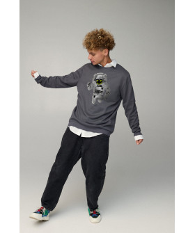 Світшот чоловічий OVERSIZE /no flis/