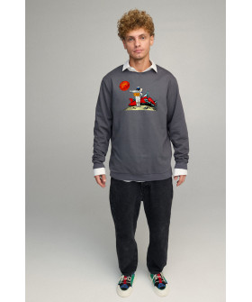 Світшот чоловічий OVERSIZE /no flis/