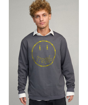 Світшот чоловічий OVERSIZE /no flis/