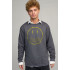 Світшот чоловічий OVERSIZE /no flis/