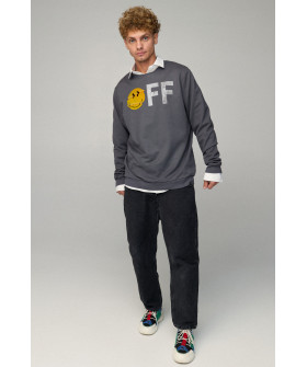 Світшот чоловічий OVERSIZE /no flis/