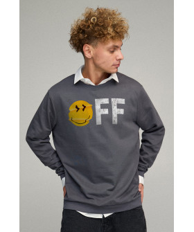 Світшот чоловічий OVERSIZE /no flis/