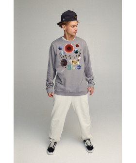 Світшот чоловічий OVERSIZE /no flis/