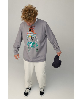 Світшот чоловічий OVERSIZE /no flis/