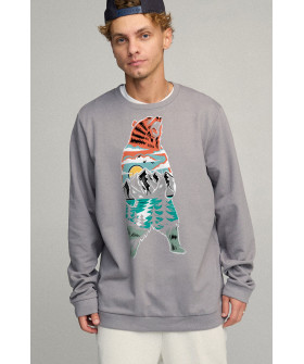 Світшот чоловічий OVERSIZE /no flis/