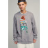 Світшот чоловічий OVERSIZE /no flis/