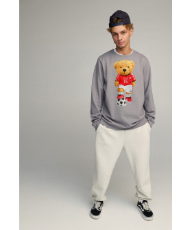 Світшот чоловічий OVERSIZE /no flis/