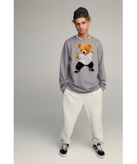 Світшот чоловічий OVERSIZE /no flis/